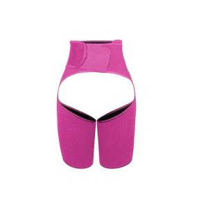 Pink Elastic Waistband Waist Trainer Thigh Shaper Customized Logo
