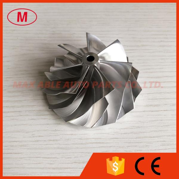 B03G reverse 7+7 blades 59.00/76.00mm High performance Turbo milling/aluminum 2618/billet compressor wheel cutback 0.0