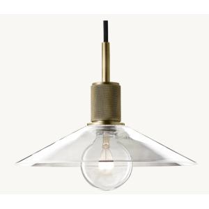 Adjustable Height Metal LED Pendant Light Modern Style Nickel/Brass/Bronze