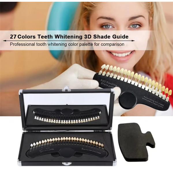 3D Shade Guide 27 Colors Teeth Whitening Teeth Bleaching Shade Guides Chart