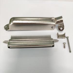 TYCO 64 Pin Male Centronic Champ IDC Connectors with 45 degree Metal Cover