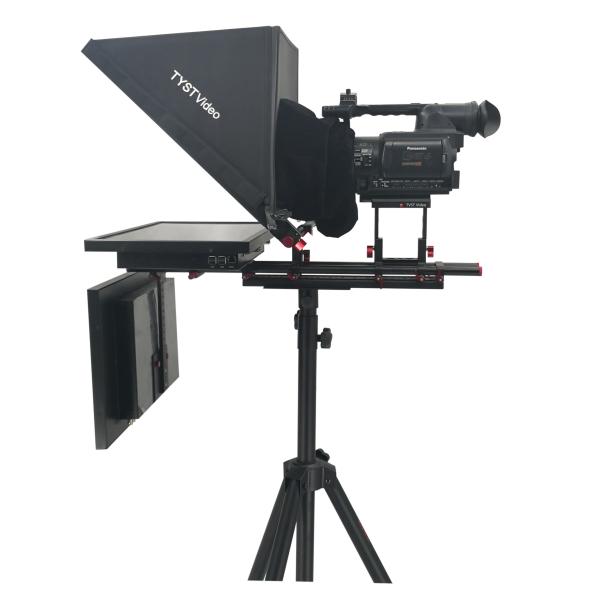 Buy Black TYSTVideo 22 inch Autocue Prompter Supply Auto-mirror Broadcast Teleprompter TS-2200 at wholesale prices
