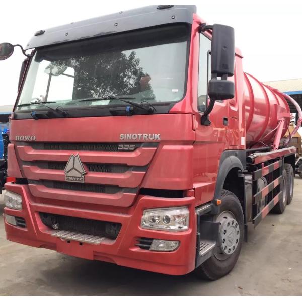 95km/H 17CBM 6x4 Sewage Suction Truck With Italy Pto Pump
