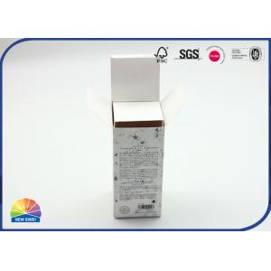 Custom Logo Printed Skincare Serum Packaging Folding Box Spot UV