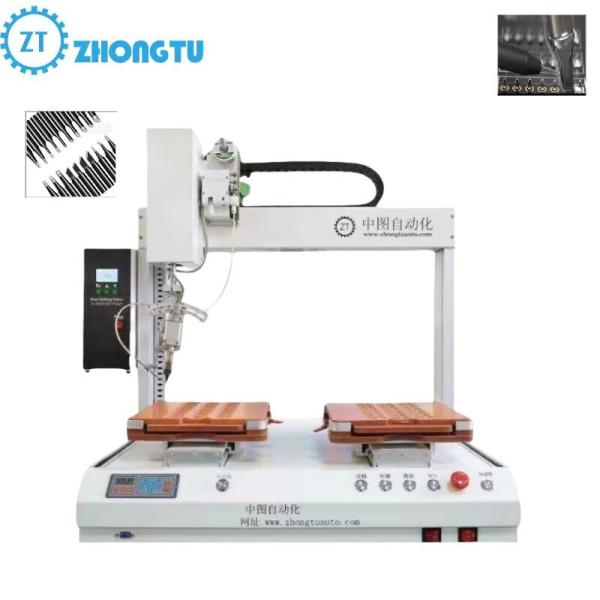 Buy Automatic Precise Soldering Machine Robot for Rocker Switch LED Lighting Product with Single Soldering Tip at wholesale prices