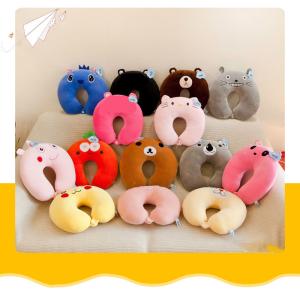 U Shaped Plush Toy Pillow Various Color Soft Fabric Material 33 * 30CM