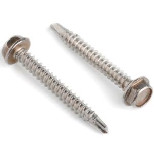Galvanized Self Drilling Hexagonal Head Tapping Screws For Connection