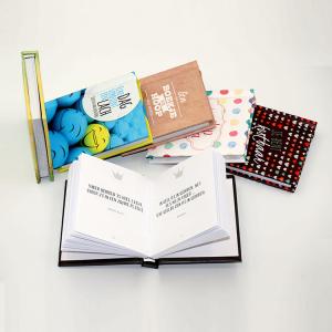 6,7x7,7cm Small Pocket Hardcover Journal Book Printing