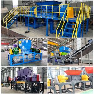 Diesel Engine Two Shaft Shredder Car Shell Shredder High Efficiency