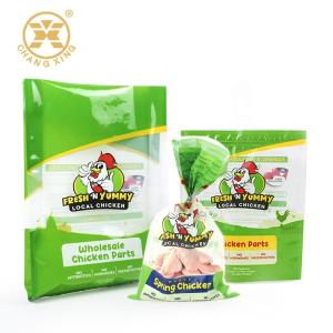 Zipper Microwavable Roast Chicken Packaging VMPET Resealable Stand Up Pouches