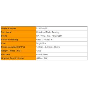 INA 89322 39412 89328-M-P5 Thrust Cylindrical Roller Bearing for Heavy Duty