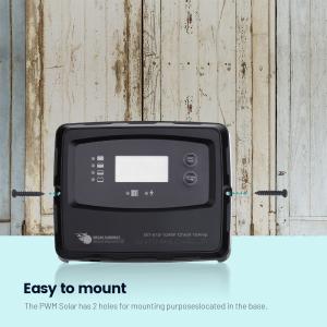 Quality 12V 24V Digital Solar Charge Controller with 190W @ 12V 380W @ 24V and BMS Wake Up for AGM LFP Lithium Battery Systems for sale