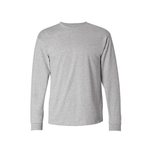 Men's Long Sleeve T - Shirts 100% Cotton Rib Cuffs / Winter Tops & T - Shirt