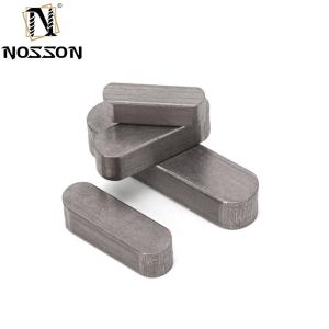 ZINC PLATED BS Standard Stainless Steel DIN6885 Type A Double Round Ends Shaft