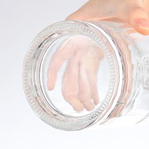 500ml Liquor Glass Bottle Unique Design Glass Body Material Rubber Stopper