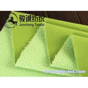 Warm thick coral/polar fleece and sherpa blended for apparel