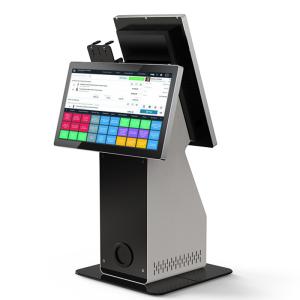 Customized Dual Screen Kiosk , Payment Terminal Kiosk 15.6 Inch For Restaurant