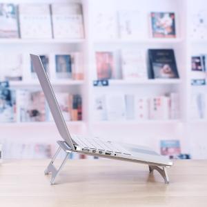 4mm Thick 15inch Portable Foldable Laptop Stand / Minimalist Laptop Table