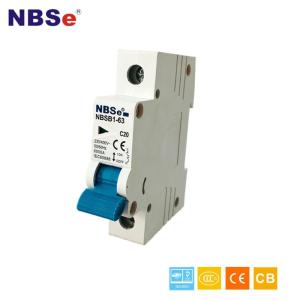NBSB1-63 Automatic Micro Circuit Breaker 50/60Hz High Safety Handle Self