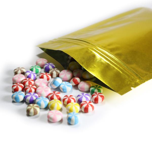Buy Glossy Surface CMYK Plastic Packaging Pouches With Semi Aluminum Material   at wholesale prices