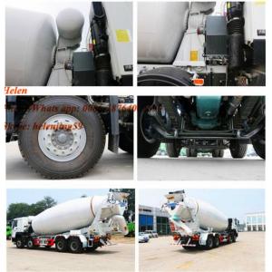 Sinotruk HOWO 6x4 Concrete Mixer Trucks Concrete Mixing Equipment in White,8