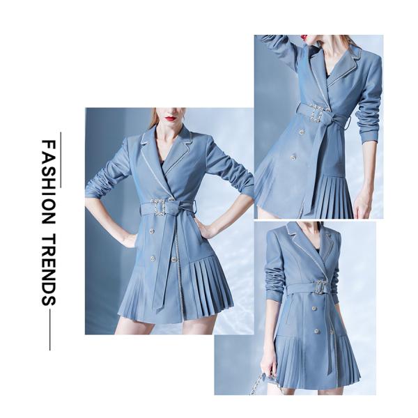 Nonwoven Weaving Method Women's Suits Tuxedo for Business Office in Spring and Autumn