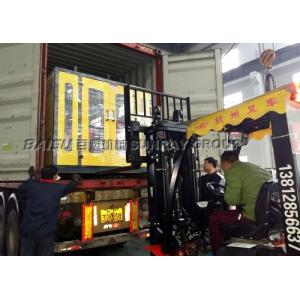 2 Head Double Station Blow Moulding Machine , Seedling Tray Plastic Pot Making