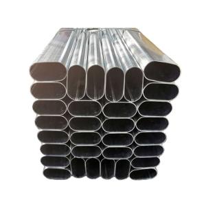 Erw Elliptical Mild Steel Flat Sided Oval Tube