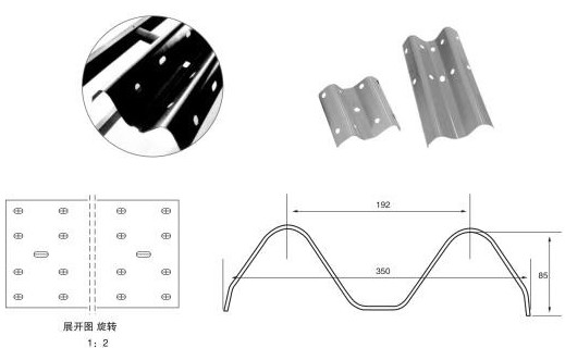 5T Loading Capacity Highway Guardrail Roll Forming Machine PLC Electrical