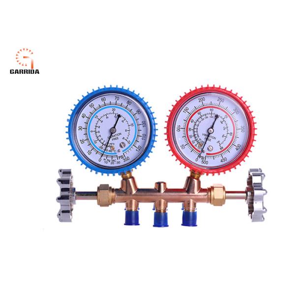 Buy OrionMotorTech 3FT AC Diagnostic Manifold Gauge Set For R134A R12 R22 R502 Refrigerants at wholesale prices