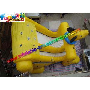 Water Proof Inflatable Dry Slide Yellow Funny Dog Slide For Children