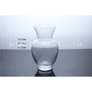clear glass vase, blown glass candle holder wholesale