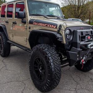 Overland Tube Off Road Fender Flares Aluminum Black Powder Coated For Jeep JK