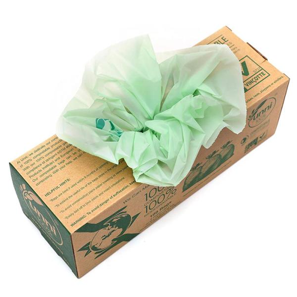 EN13432 Certified 100% Compostable Trash Bags /Compostable Bin Liners