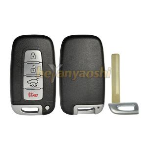 Quality Hyundai 4Buttons Smart Key Shell with Emergency Key Insert for sale
