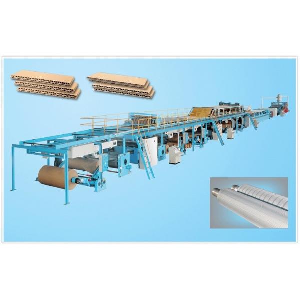 Double Facer Machine, Heating Plate & Cooling Finalizing System