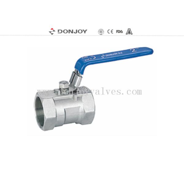 Buy One Peice Sanitary Ball valve With  Female Thread Connection at wholesale prices