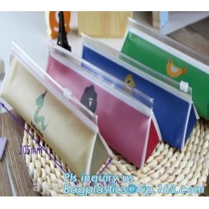 Cosmetic Packaging Customized Clear PVC Travel Slider Bag/Manufacture pvc