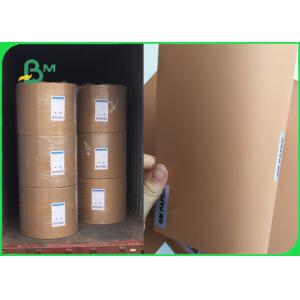 Quality Superior Bursting Strength 250gsm Virgin Brown Kraft Paper Roll for sale