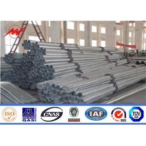 20FT 25FT 30FT Galvanization Electrical Power Pole For Philippines