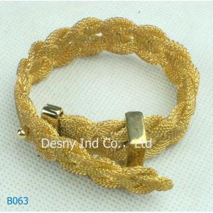 High Quality OEM /ODM metal bangles with gold plated