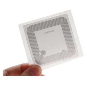 50x50mm Protocol ISO15693 RFID Label Tags With Adhesive Back