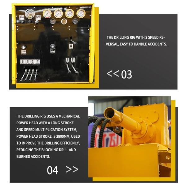 Truck Mounted Borehole Drilling Machine With 30T Winch Lifting Force