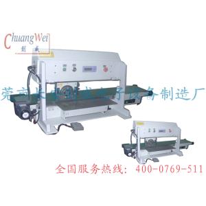 pcb depaneling 2 Blades Fiber Glass 0.6mm FR4 PCB Separation With Convey Belt