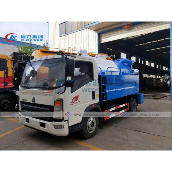 Buy SINOTRUK HOWO 2CBM High Pressure Sewer Jetting Truck at wholesale prices
