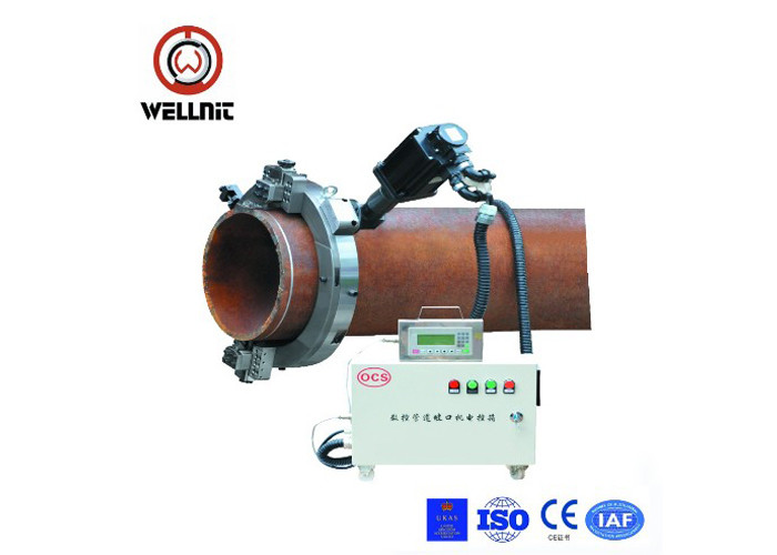 Pneumatic CNC Pipe Cutting Chamfering Machine Pipe Bevel Cutter Environmental