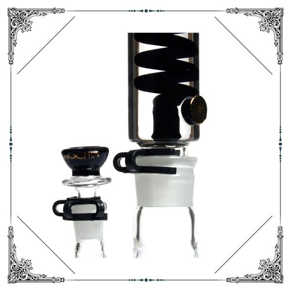 Glycerin Freezable Coil Tube Borosilicate Glass Smoking Waterpipe Hand Blown Bongs Beaker Thickness 7mm