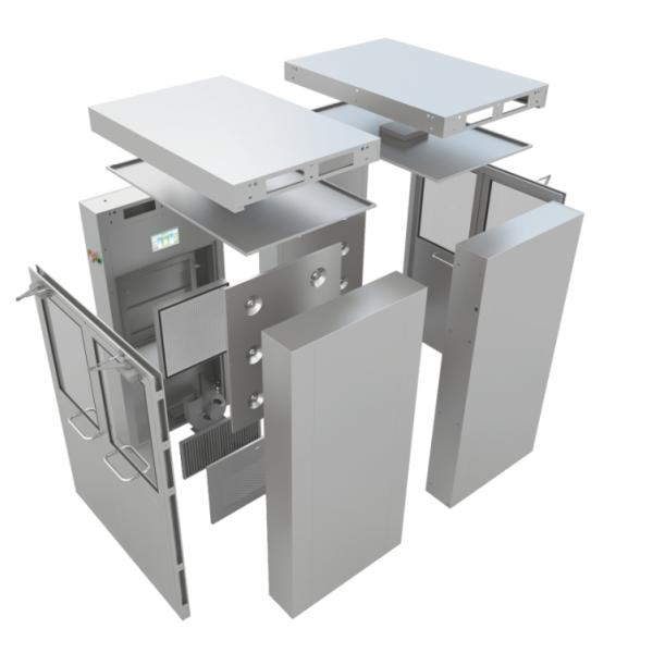 Intelligent Air Shower Tunnel Modular System For Clean Room / Goods Cargo