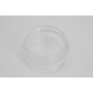 38mm 10ml 5g Clear Cosmetic Jars With Golden Screw Cap