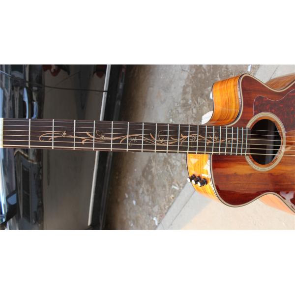 Top Quality koa wood cutaway acoustic electric guitar K24 model best guitars